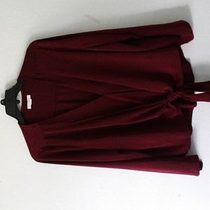 Chicsoul.com tie front blouse size 2X